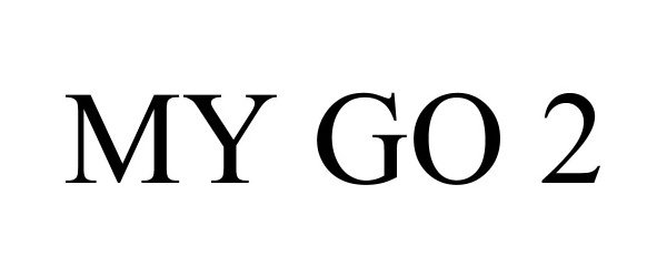 Trademark Logo MY GO 2