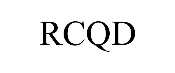 Trademark Logo RCQD
