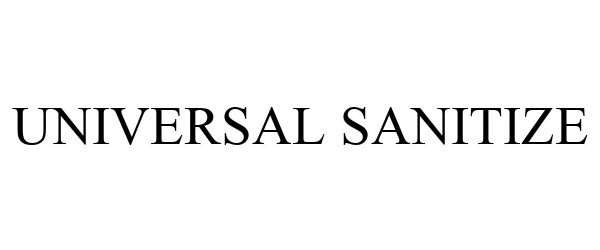  UNIVERSAL SANITIZE