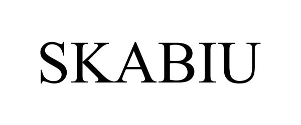 Trademark Logo SKABIU