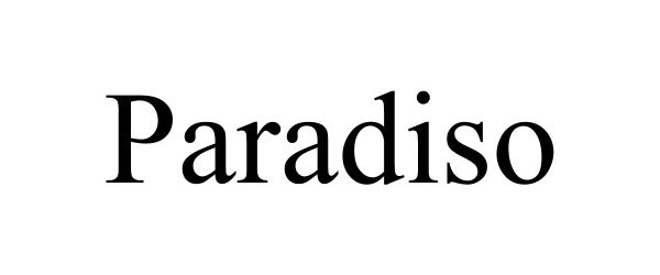 Trademark Logo PARADISO