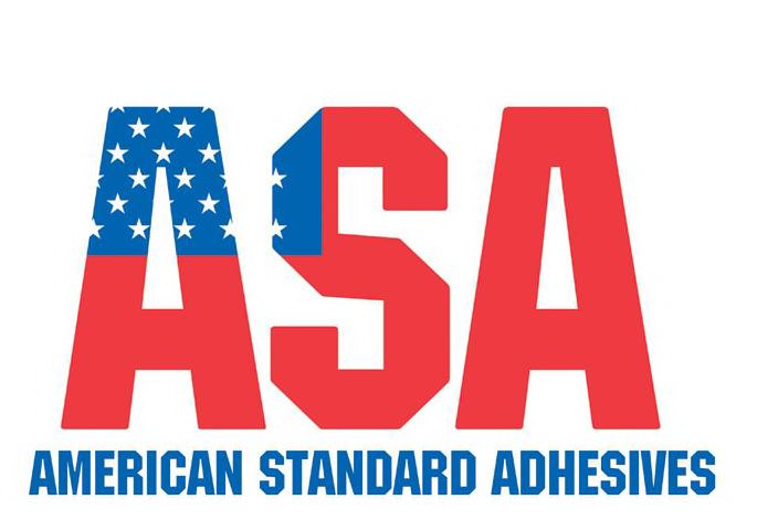  ASA - INITIALS FOR AMERICAN STANDARD ADHESIVES IS OUR LOGO AND TRADEMARK