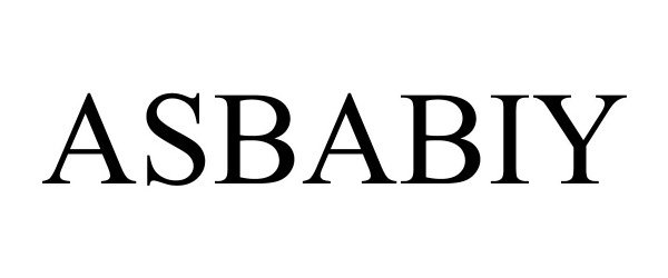 Trademark Logo ASBABIY