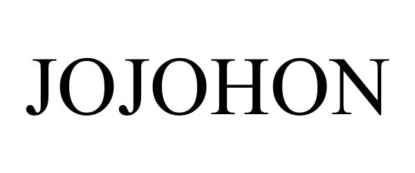 Trademark Logo JOJOHON