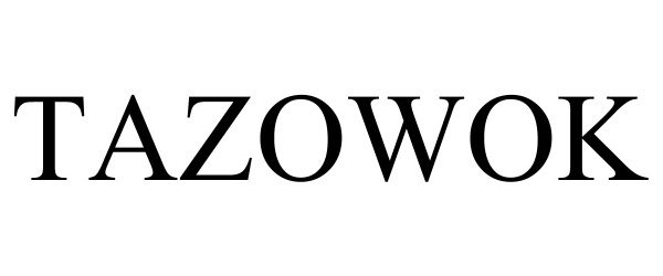 Trademark Logo TAZOWOK