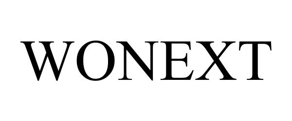 Trademark Logo WONEXT