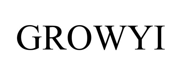 Trademark Logo GROWYI