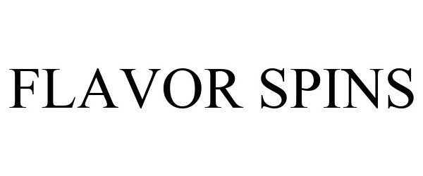 Trademark Logo FLAVOR SPINS