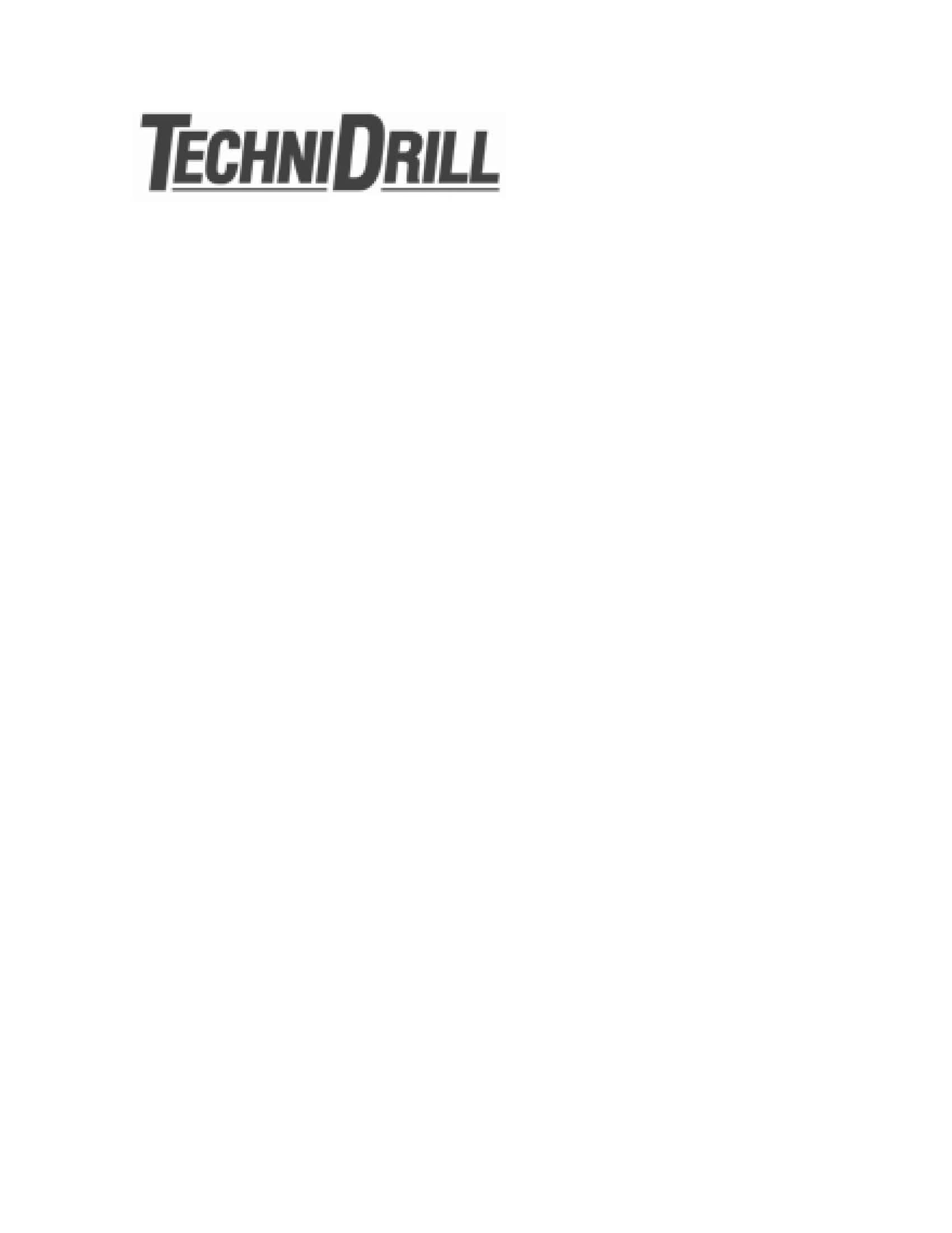 TECHNIDRILL