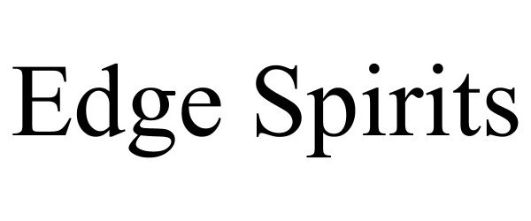 Trademark Logo EDGE SPIRITS