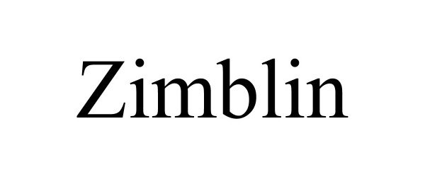 Trademark Logo ZIMBLIN