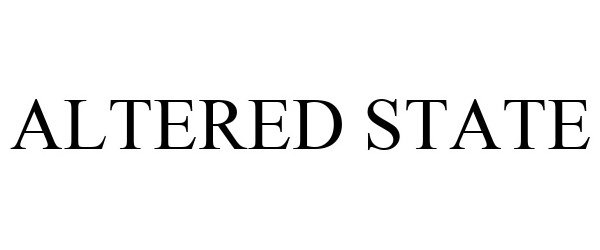 Trademark Logo ALTERED STATE