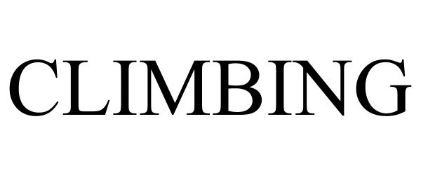 Trademark Logo CLIMBING
