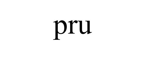 Trademark Logo PRU