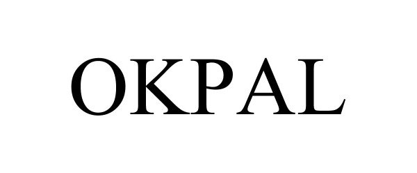 Trademark Logo OKPAL