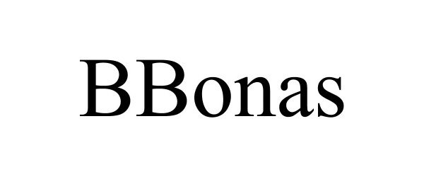 Trademark Logo BBONAS