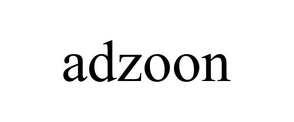 Trademark Logo ADZOON
