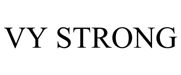 Trademark Logo VY STRONG