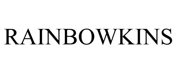 Trademark Logo RAINBOWKINS
