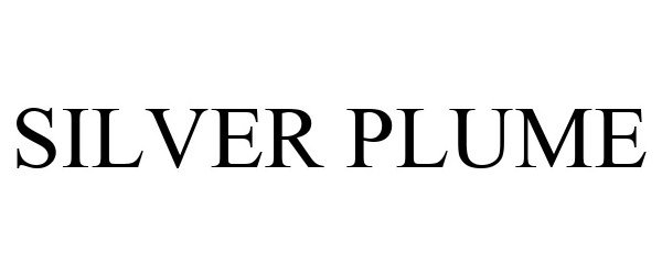 Trademark Logo SILVER PLUME