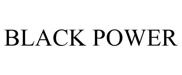 BLACK POWER