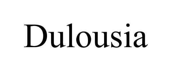 Trademark Logo DULOUSIA