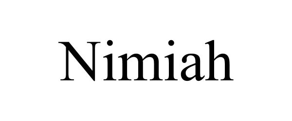 Trademark Logo NIMIAH