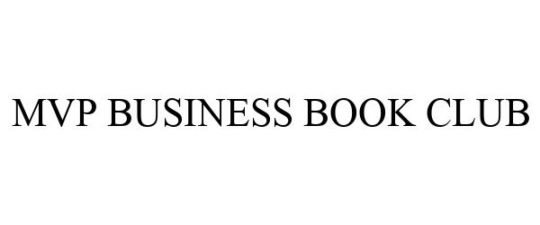  MVP BUSINESS BOOK CLUB
