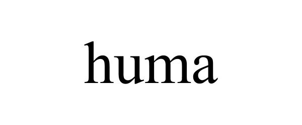 Trademark Logo HUMA
