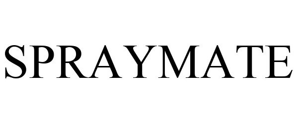 Trademark Logo SPRAYMATE