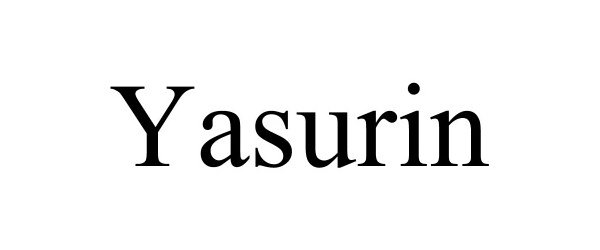 Trademark Logo YASURIN