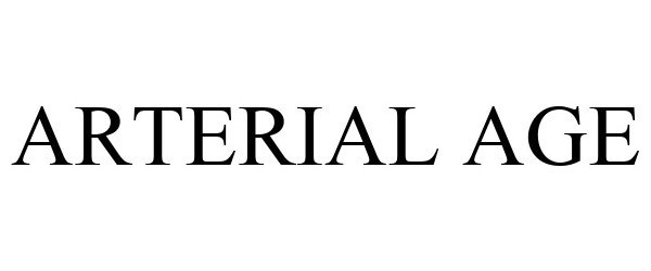Trademark Logo ARTERIAL AGE