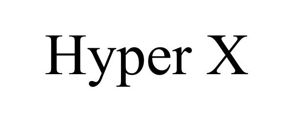 Trademark Logo HYPER X