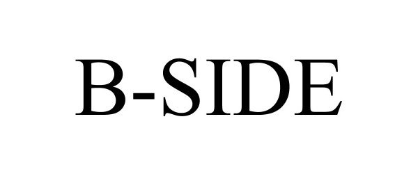 Trademark Logo B-SIDE