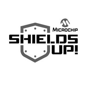 Trademark Logo M MICROCHIP SHIELDS UP