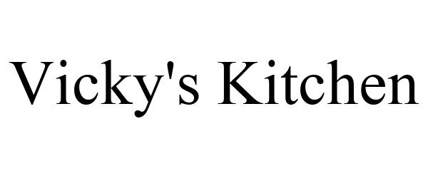VICKY'S KITCHEN - Vicky Krabill Enterprises Trademark Registration