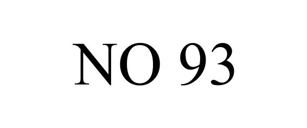 Trademark Logo NO 93