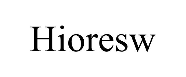 Trademark Logo HIORESW