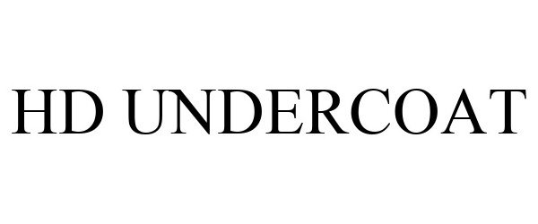 Trademark Logo HD UNDERCOAT