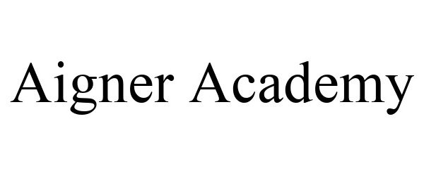 Aigner Academy Jasx Aigner Enterprises Llc Trademark Registration