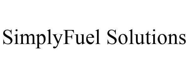  SIMPLYFUEL SOLUTIONS