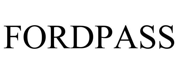 Trademark Logo FORDPASS