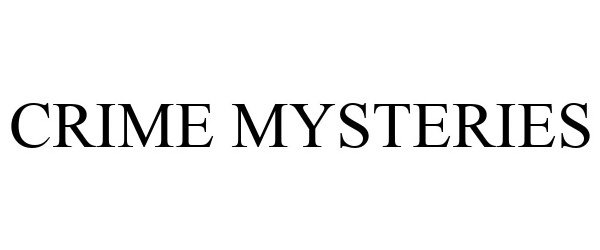  CRIME MYSTERIES