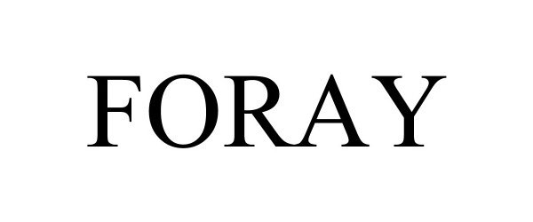 Trademark Logo FORAY