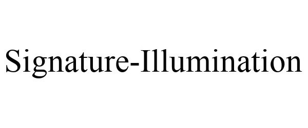 Trademark Logo SIGNATURE-ILLUMINATION