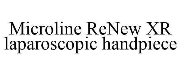  MICROLINE RENEW XR LAPAROSCOPIC HANDPIECE