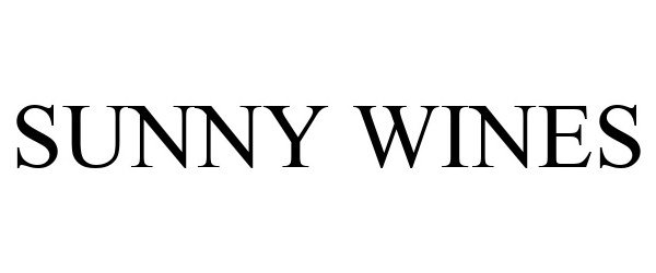 Trademark Logo SUNNY WINES