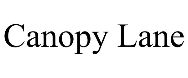 Trademark Logo CANOPY LANE