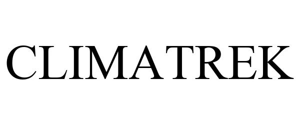 Trademark Logo CLIMATREK