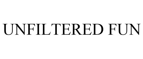 Trademark Logo UNFILTERED FUN